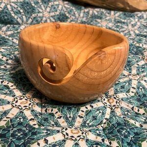 Handcrafted Wooden Yarn Bowl